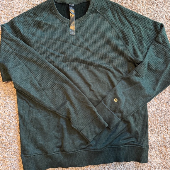 lululemon athletica Dark Green Crewneck Sweater